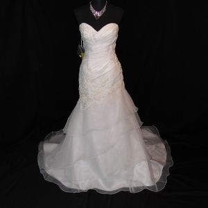 White Size 6 Wedding Dress